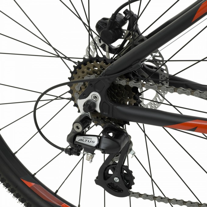 Горный велосипед STINGER ELEMENT STD 26" черный с рамой 16" 26AHD.ELEMSTD.16BK2