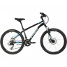 Подростковый велосипед STINGER CAIMAN D MS черный с рамой 12" 24SHD.CAIMAND.12BK10